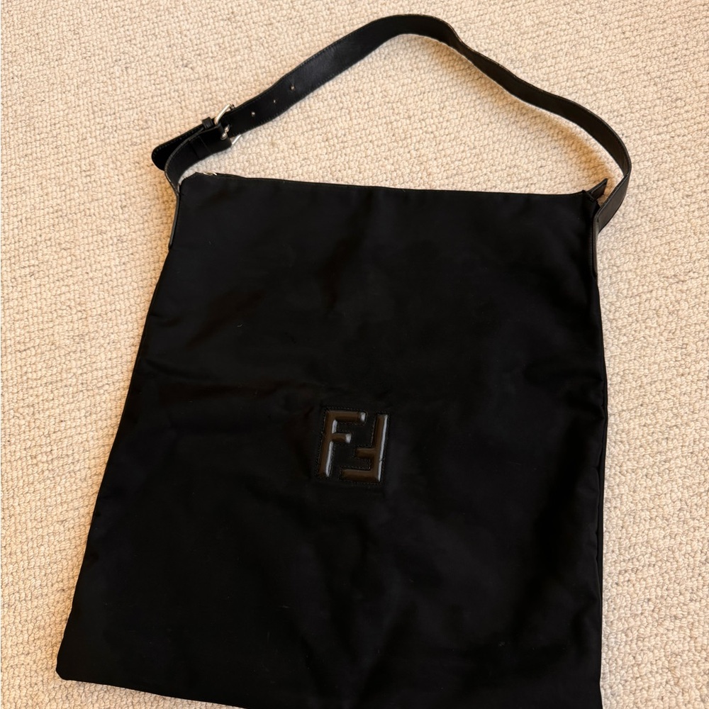 Fendi Nylon Black Tote